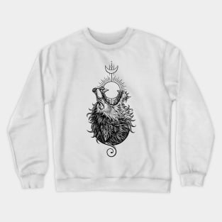 Fenrir's Brood: Black Crewneck Sweatshirt